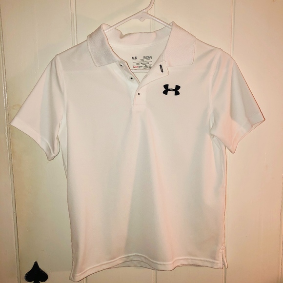 Under Armour Other - Under Armour Boy's Collar Heatgear Polo Shirt YLG